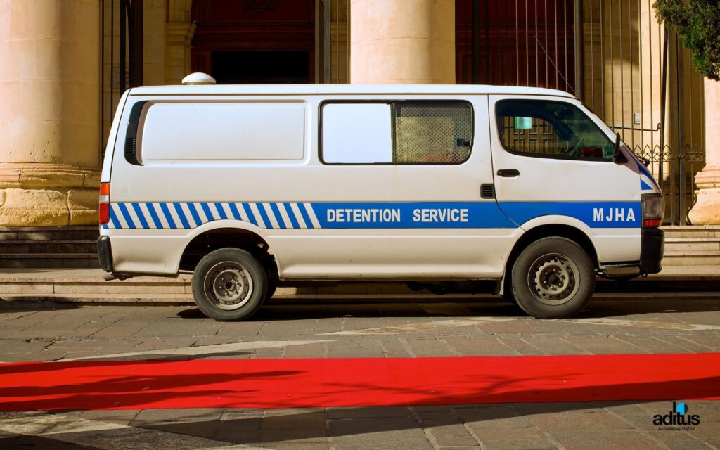 Detention service van