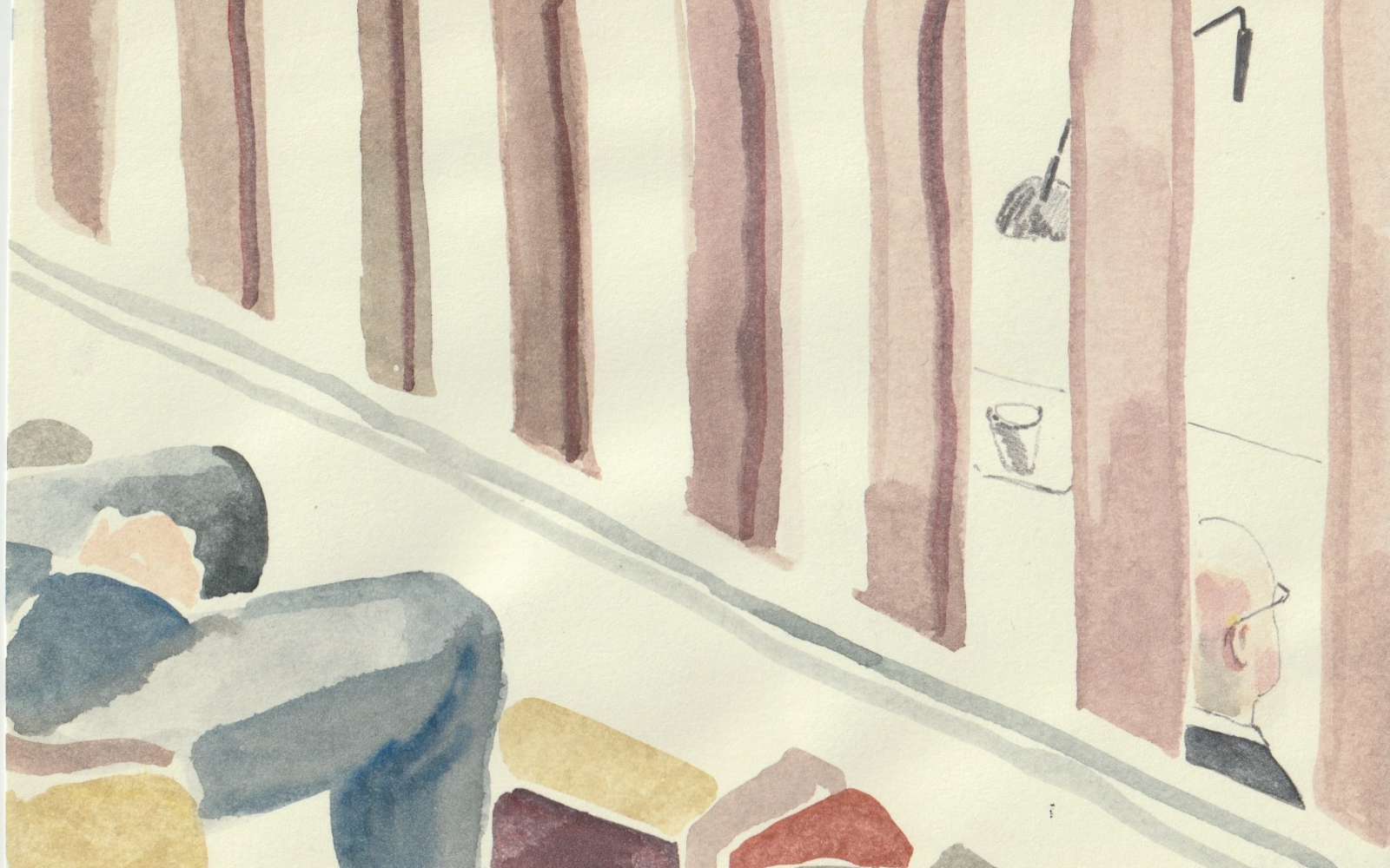 Yorgen Fenech at his trial - by Anna Calleja
