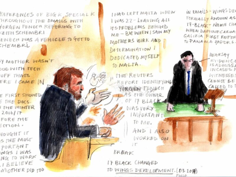 Matthew Caruana Galizia by Sebastian Tanti Burlo